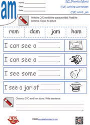 am-cvc-writing-worksheet